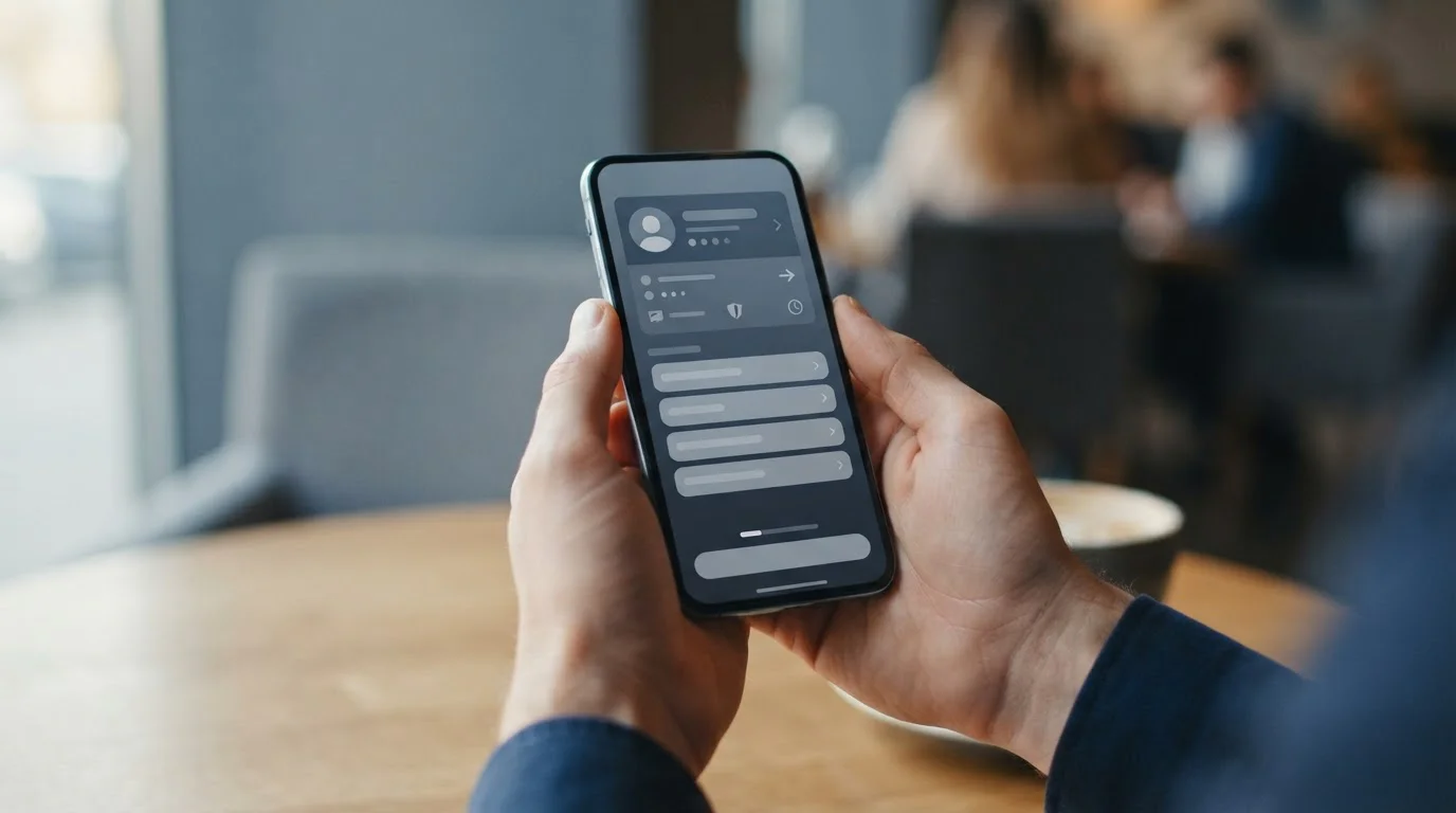 Smartphone mit abstrakter Zahlungsschnittstelle für Online-Wetten
